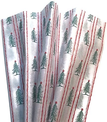 Country Christmas Trees Tissue Paper