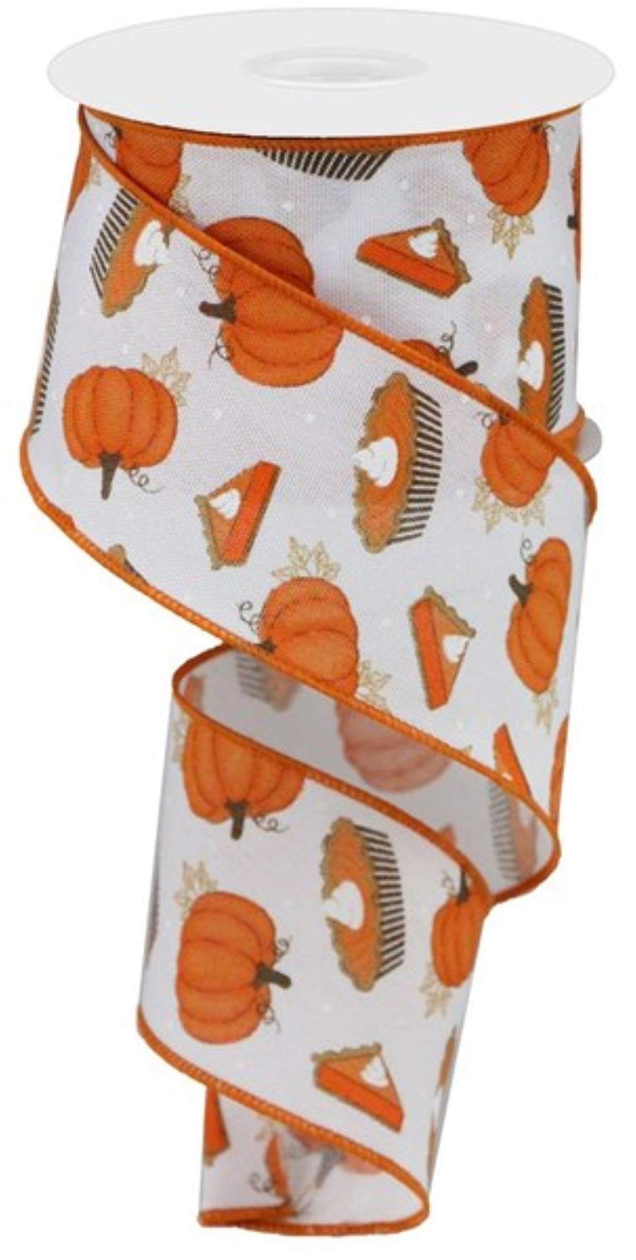 Pumpkin Pie on Canvas Ribbon, 2.5" wide x 10 yards