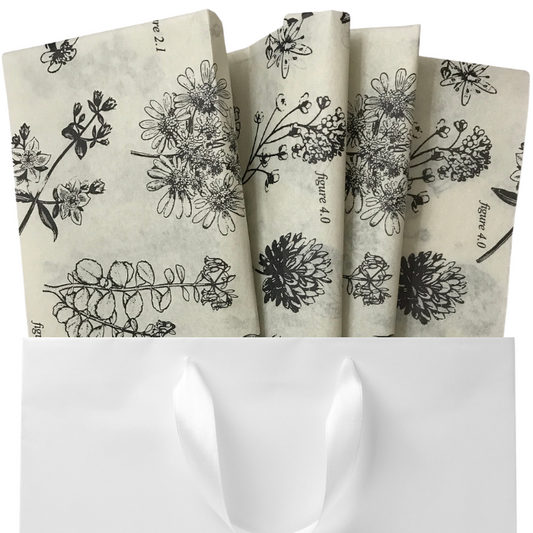 Botanical Illustrations Tissue Paper