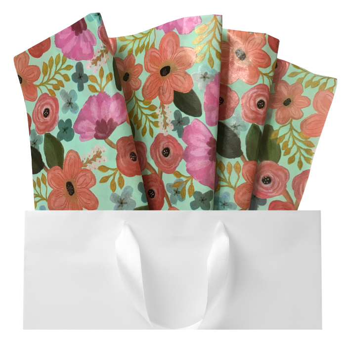 Friendly Flowers Tissue Paper