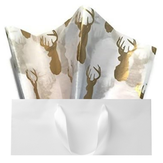 Golden Deer Tissue Paper