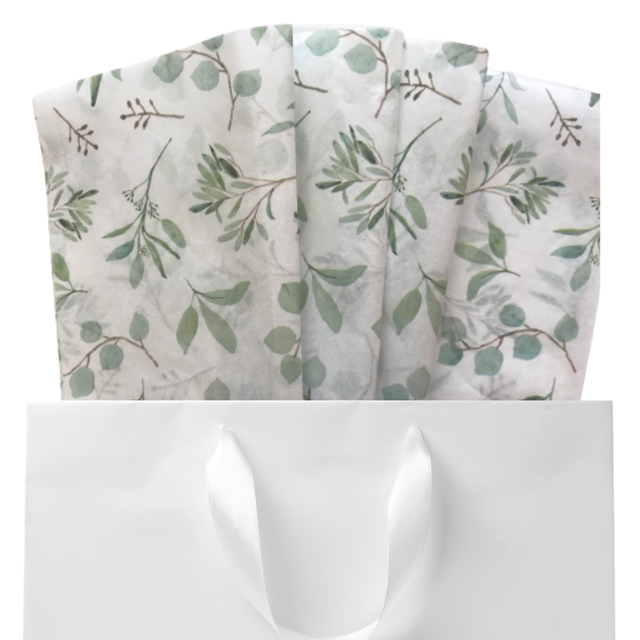 Elegant Greenery Tissue Paper