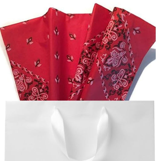 Red Bandana Tissue Paper