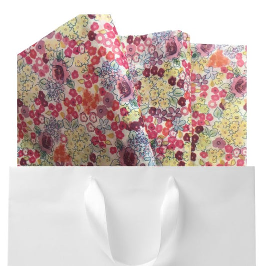 Vibrant Field Flowers Tissue Paper